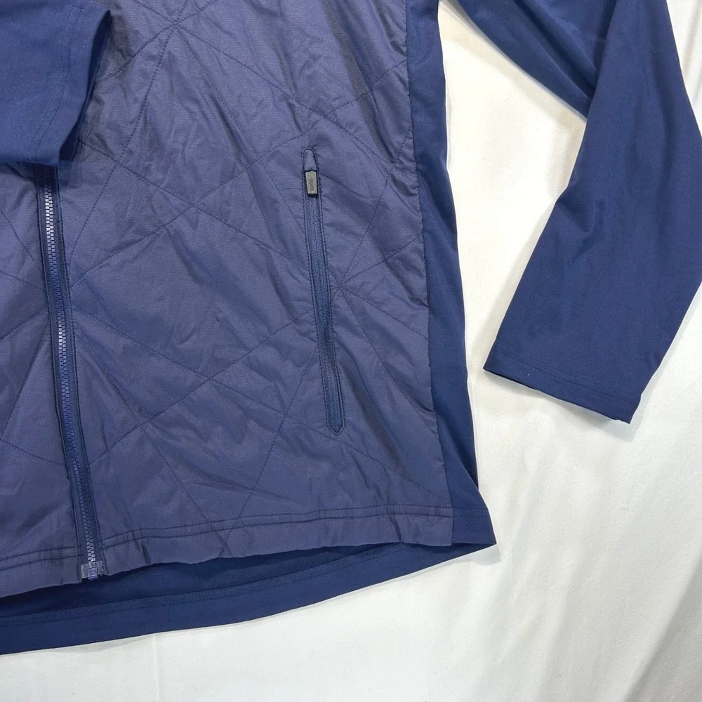 NWOT KJUS Golf Men Retention Jacket 2XL Blue Quilted Technical Performance